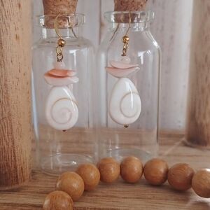 Shiva Eye Shell Earrings